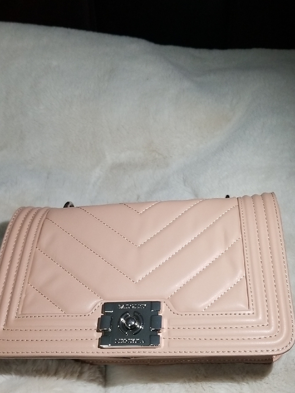 Badgley Mischka Pink Vegan Crossbody